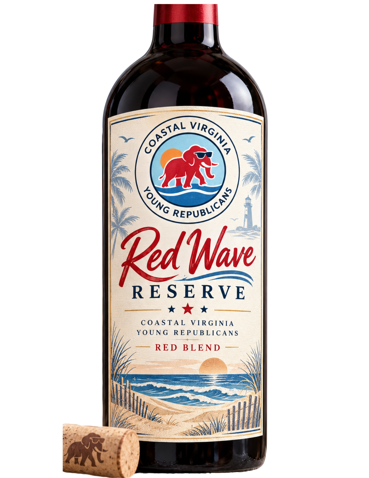 Red Wave Reserve · CoVA YR red blend
