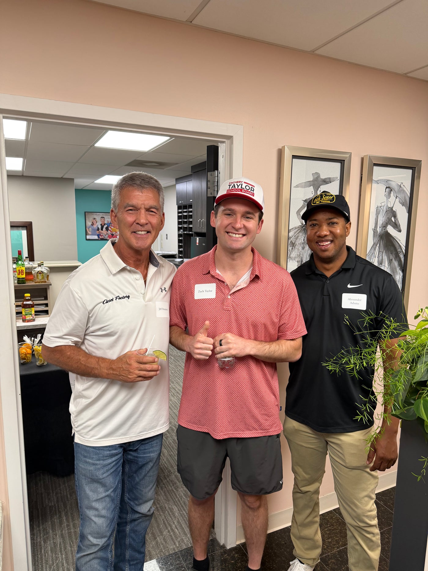 Members with VB City Council candidate Jeff Bruzzesi