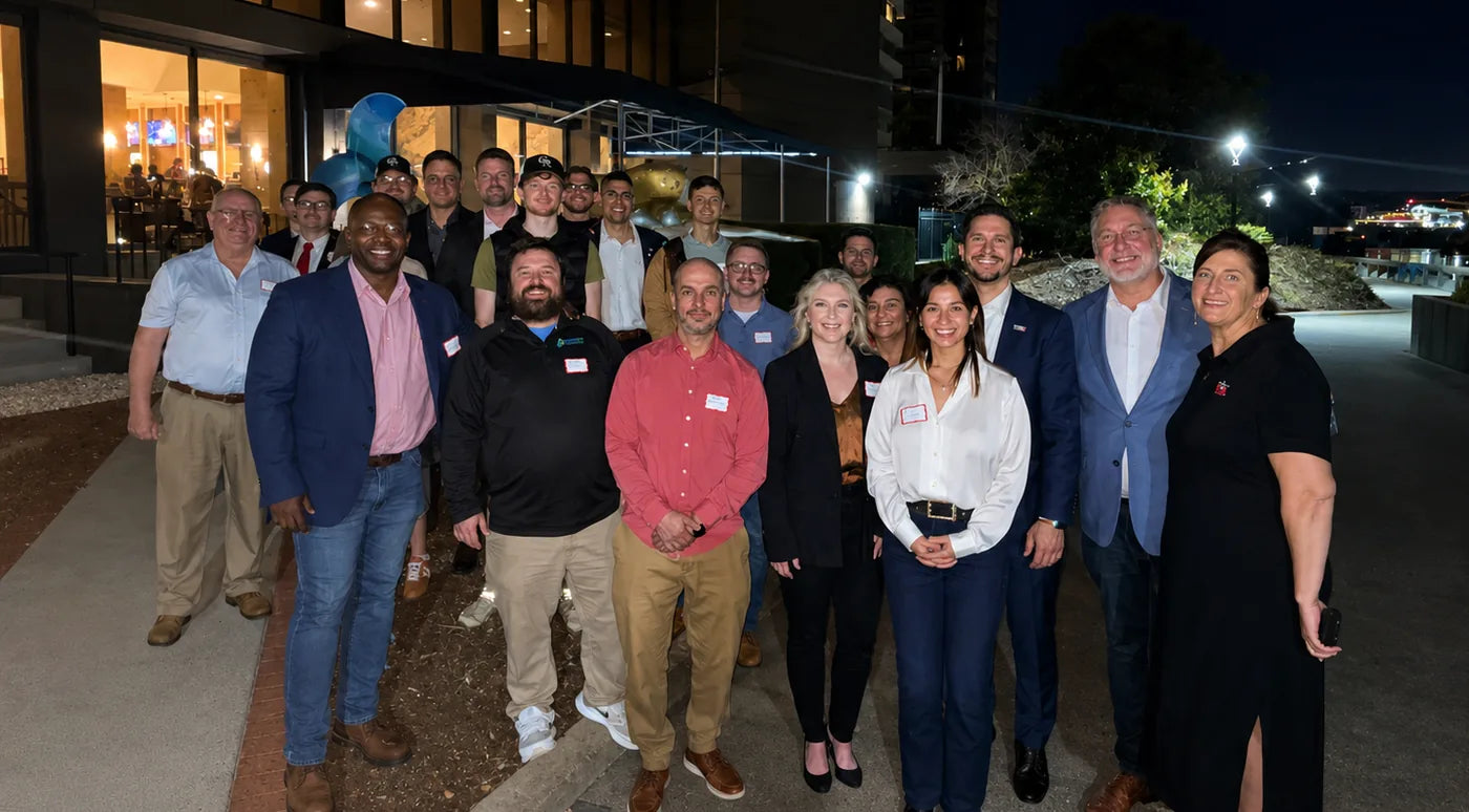 Young conservatives and business leaders networking in Hampton Roads