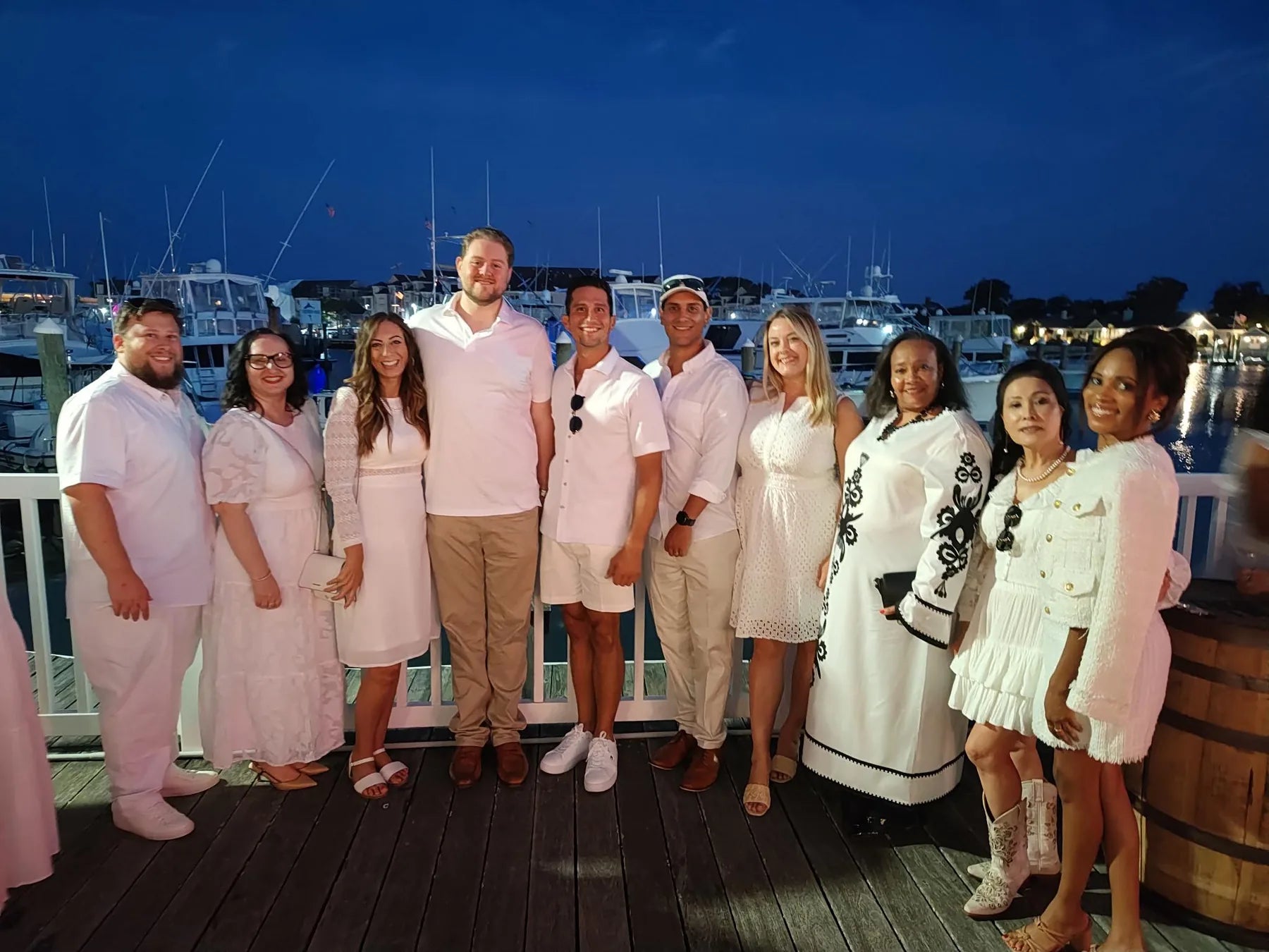 Coastal Virginia Young Republicans members at the White Party